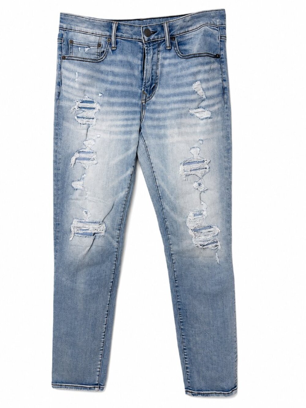 American Eagle AirFlex 360 Men's Slim Distressed Jeans Light Wash 32x32